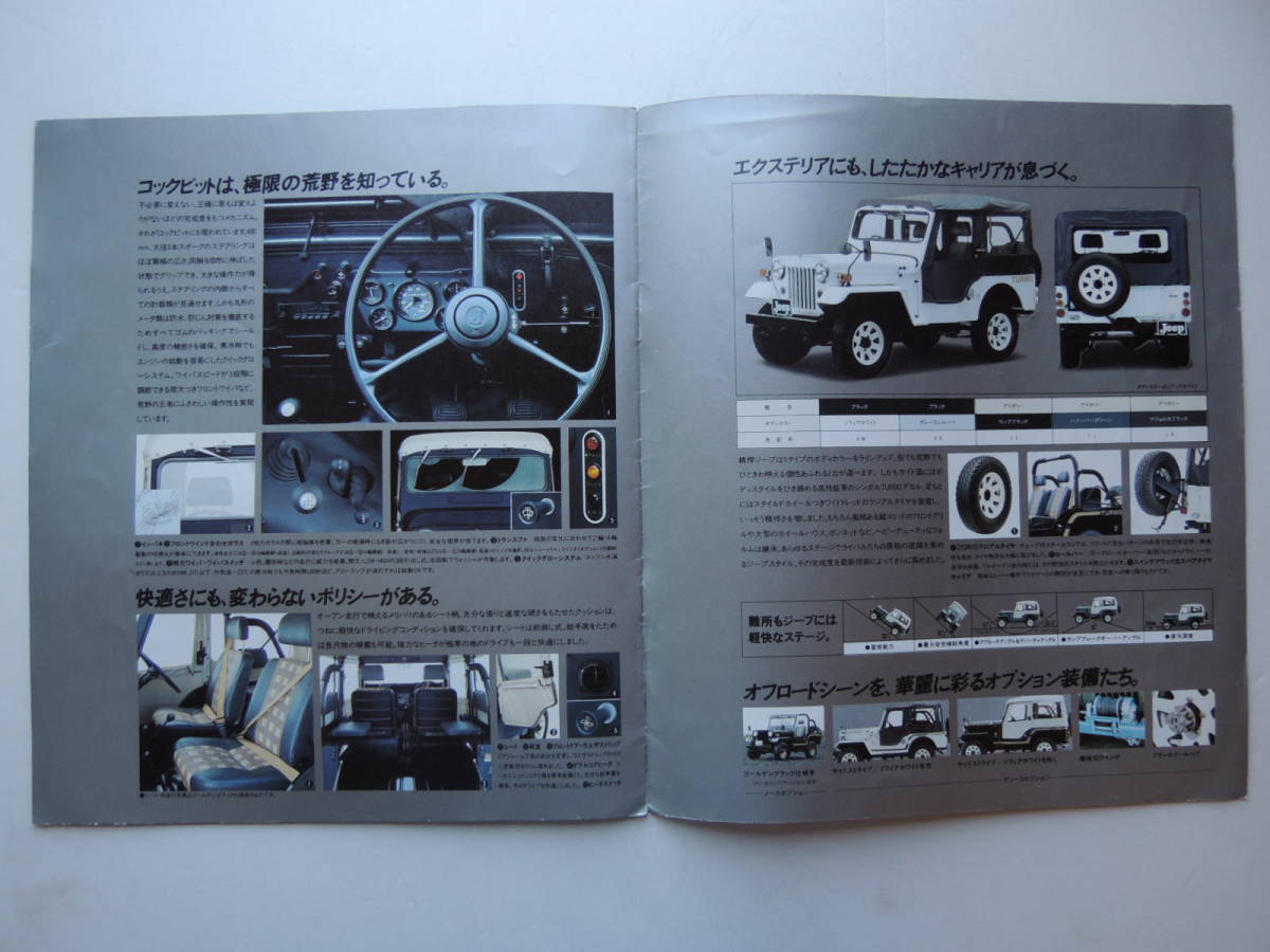 【カタログのみ】 三菱 ジープ J53型 平成4年 1992年 7P JEEP カタログ ★価格表付き_画像4