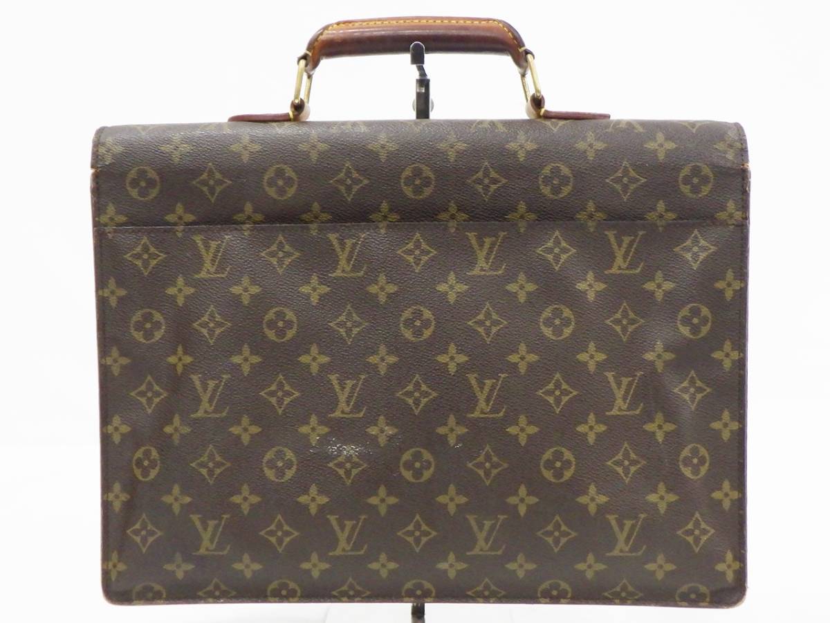 01 45-584570-18 [Y] ◎ Louis Vuitton ルイ ヴィトン セルヴィエット コンセイエ モノグラム MI0916 バッグ 書類かばん 鹿45_画像2