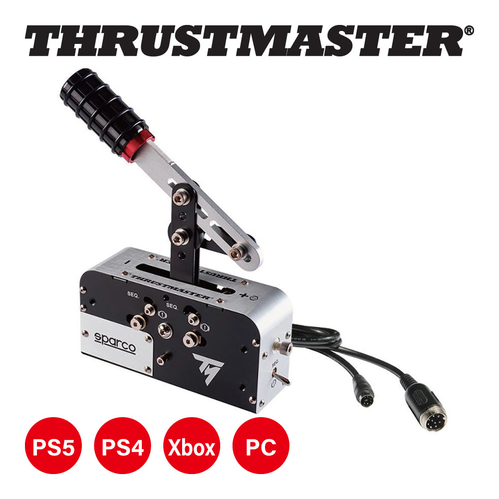Thrustmaster スラストマスター TSS Handbrake Sparco Mod+ ハンドブレーキ スパルコ コントローラー PS5/PS4/PC/Xbox 対応 1年保証 輸入品