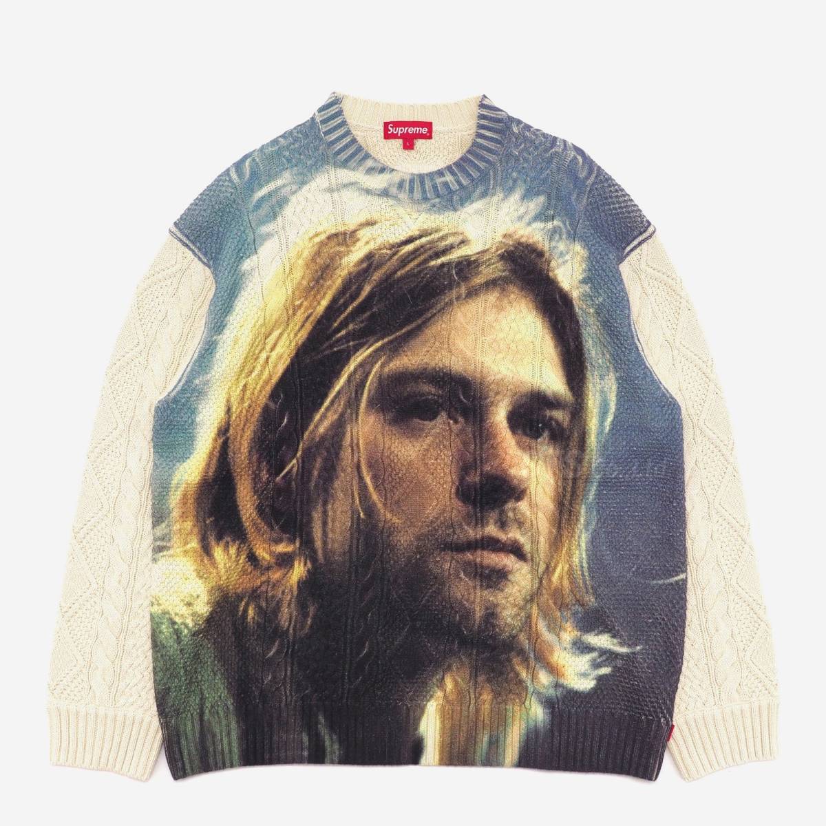 Supreme - Kurt Cobain Sweater 白L シュプリーム - カート コバーン セーター 2023SS_画像1