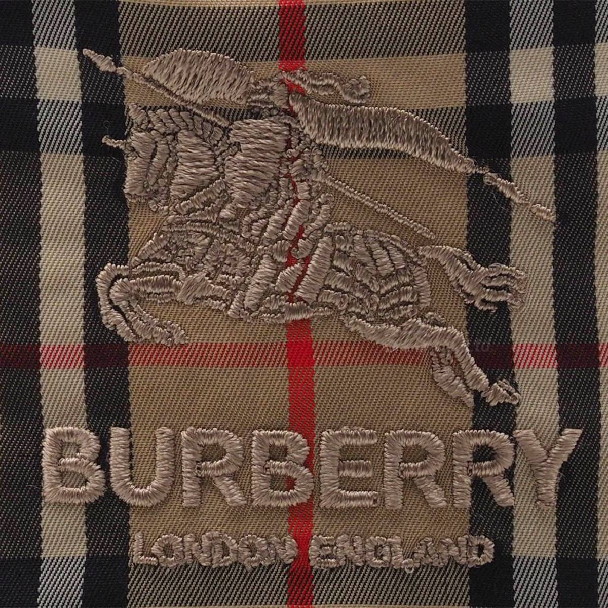 Supreme/Burberry Crusher ベージュS/M シュプリーム/バーバリー クラッシャー 2022SS_画像7