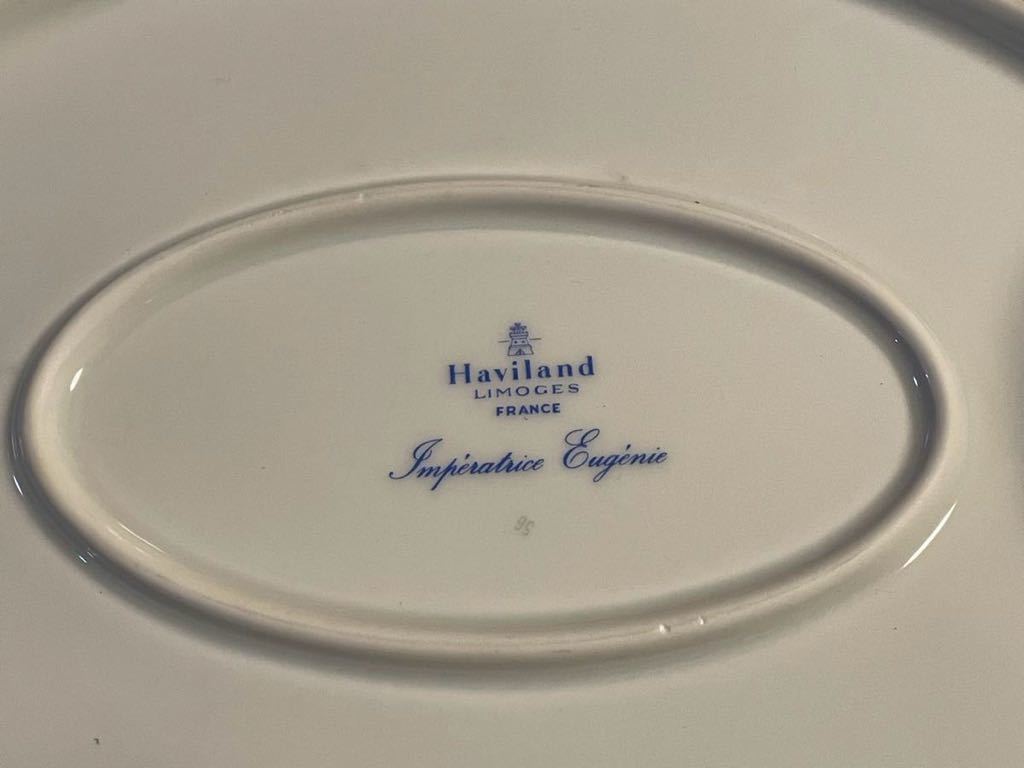 洋食器 ・Haviland・アビランド・フランス・オーバル皿・すみれ・_画像3