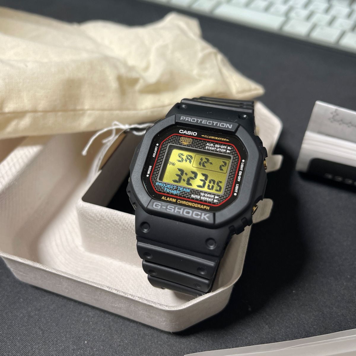 Gショック DW-5040PG-1JR タグ付き CASIO G-SHOCK 5000 SERIES 40周年記念