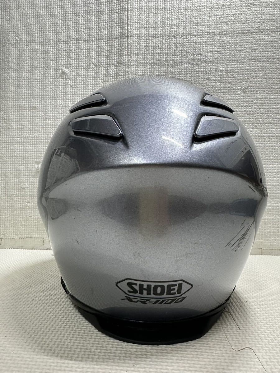 【SHOEI／ショウエイ】 XR-1100 フルフェイスヘルメット Sサイズ シルバー ★ 現状品_画像8