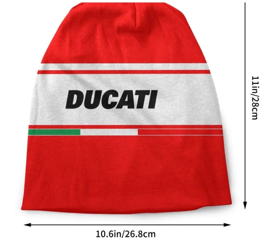 さり気なく目立つ、かっこいい！　Ducati ドウガッティロゴ　キャップ　帽子　送料サービス！_サイズイメージ