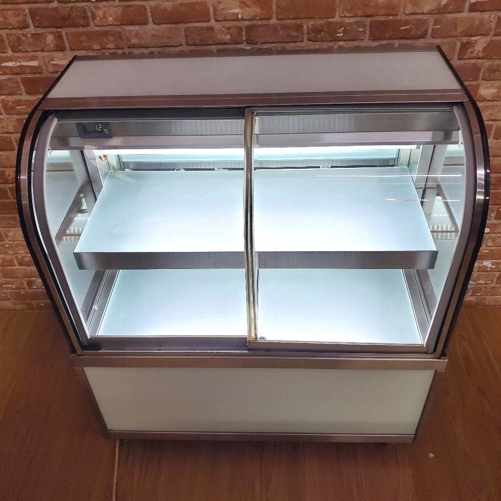 ***k009 Daiwa кекс витрина KN301F2 100V W900×D500×H1000 холодильная витрина для бизнеса рефрижератор кухня рабочее состояние подтверждено!**