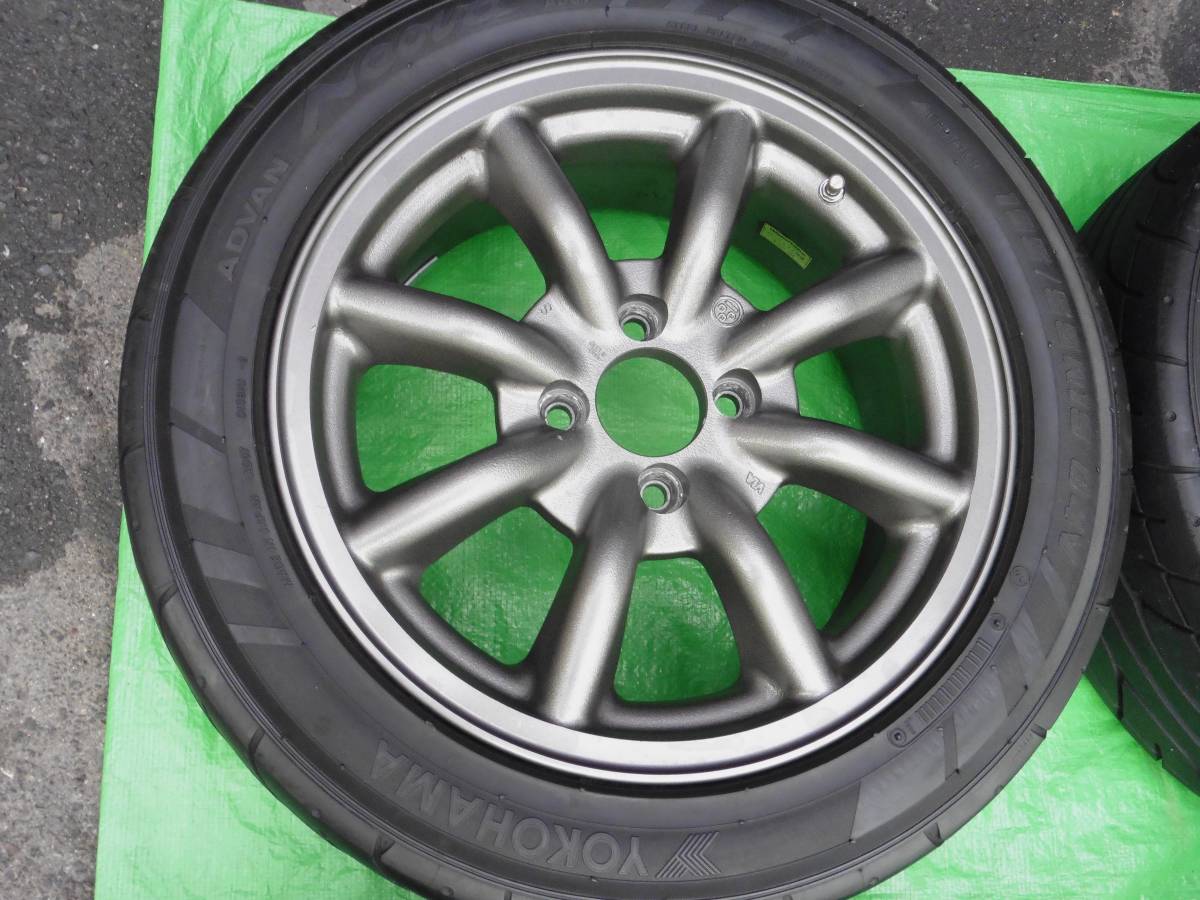 ☆ロードスターワタナベ15インチ6.5j +35 195/55R15 NA6 NA8 NB6 NB8 シビック コペン フィット デミオ スイフト bB Vitz☆_画像3