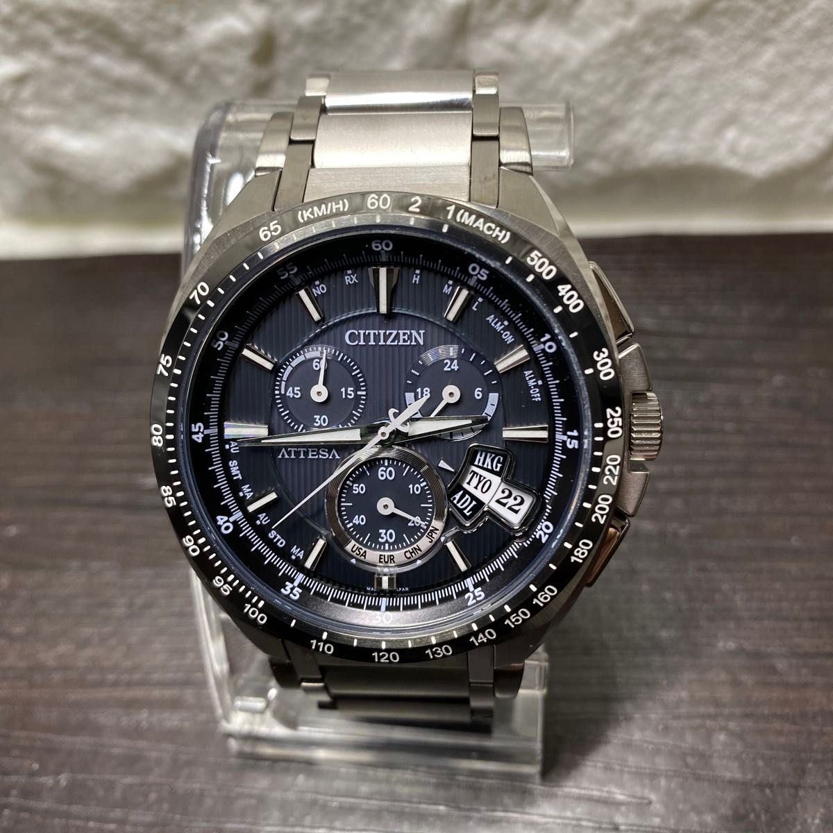 極美品】CITIZEN ダイレクトフライト ATD53-308 福山雅治モデル 極美品】CITIZEN ダイレクトフライト ATD53-308 福山雅治モデル