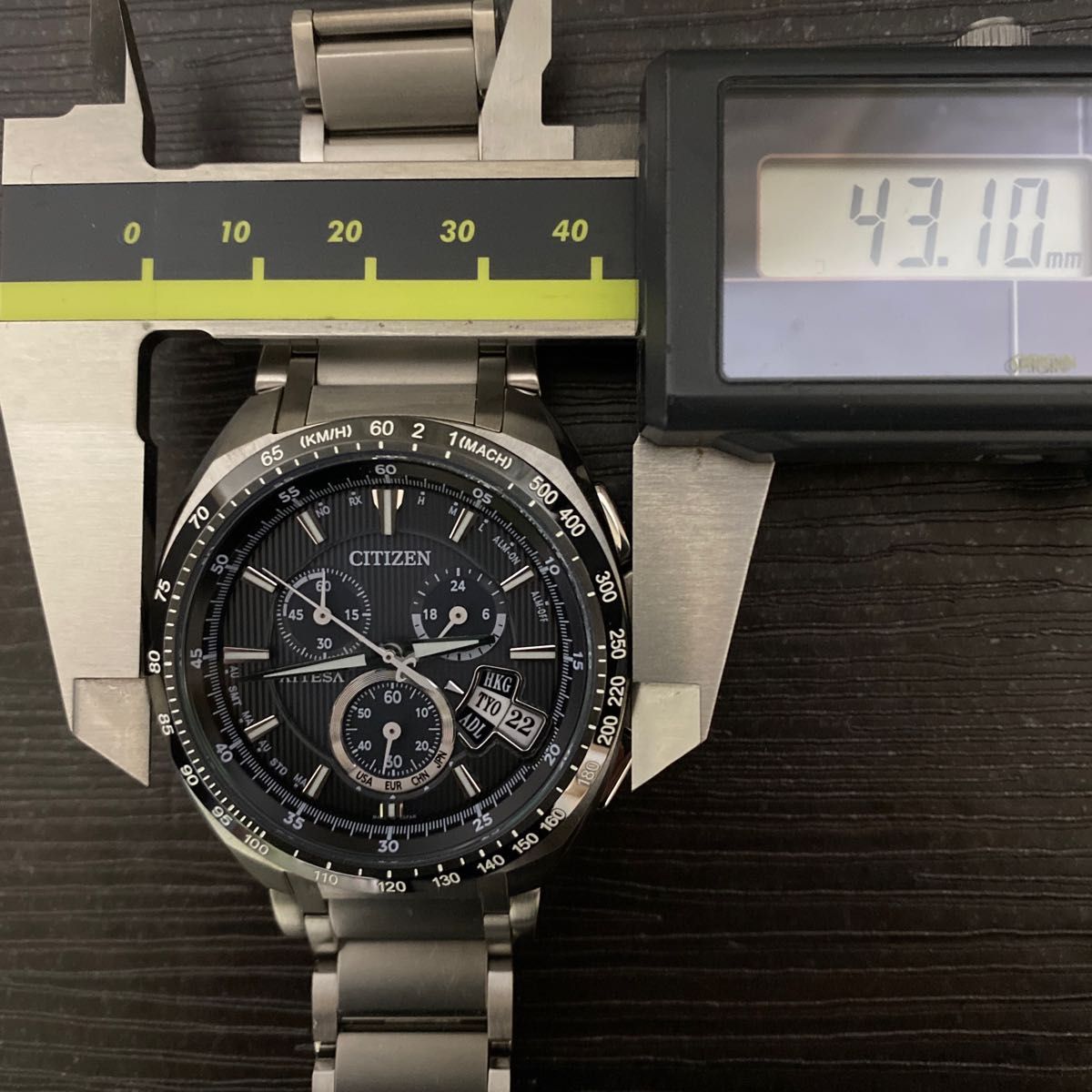 極美品】CITIZEN ダイレクトフライト ATD53-308 福山雅治モデル 極美品】CITIZEN ダイレクトフライト ATD53-308 福山雅治モデル