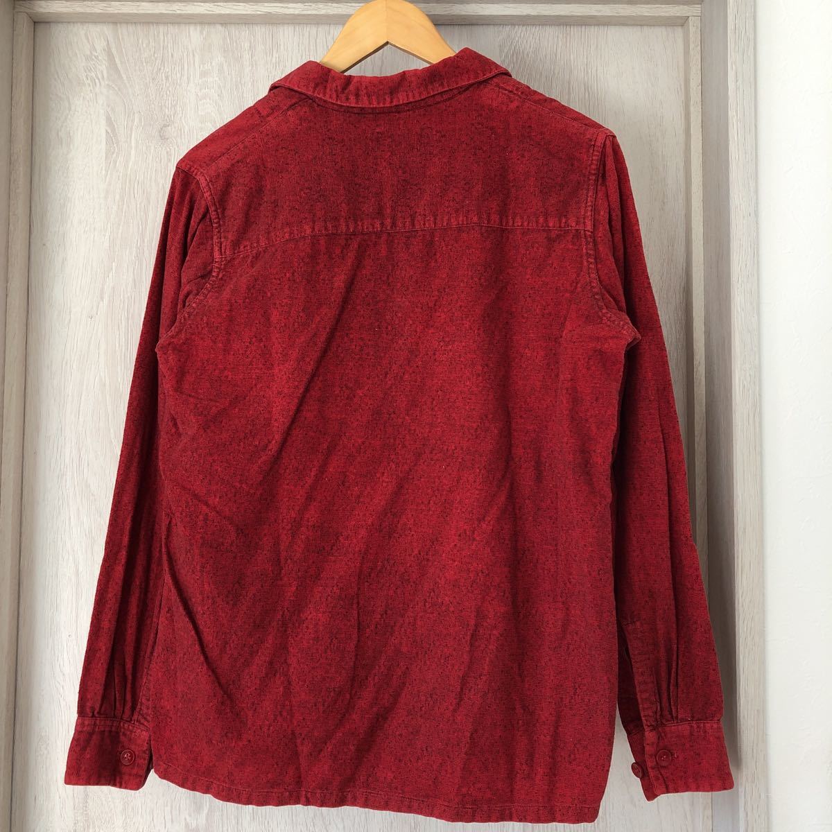 (k) 50s 50年代 monterey TWIN SPORT プルオーバー ネルシャツ サイズS 赤 レッド ビンテージ vintage _画像2
