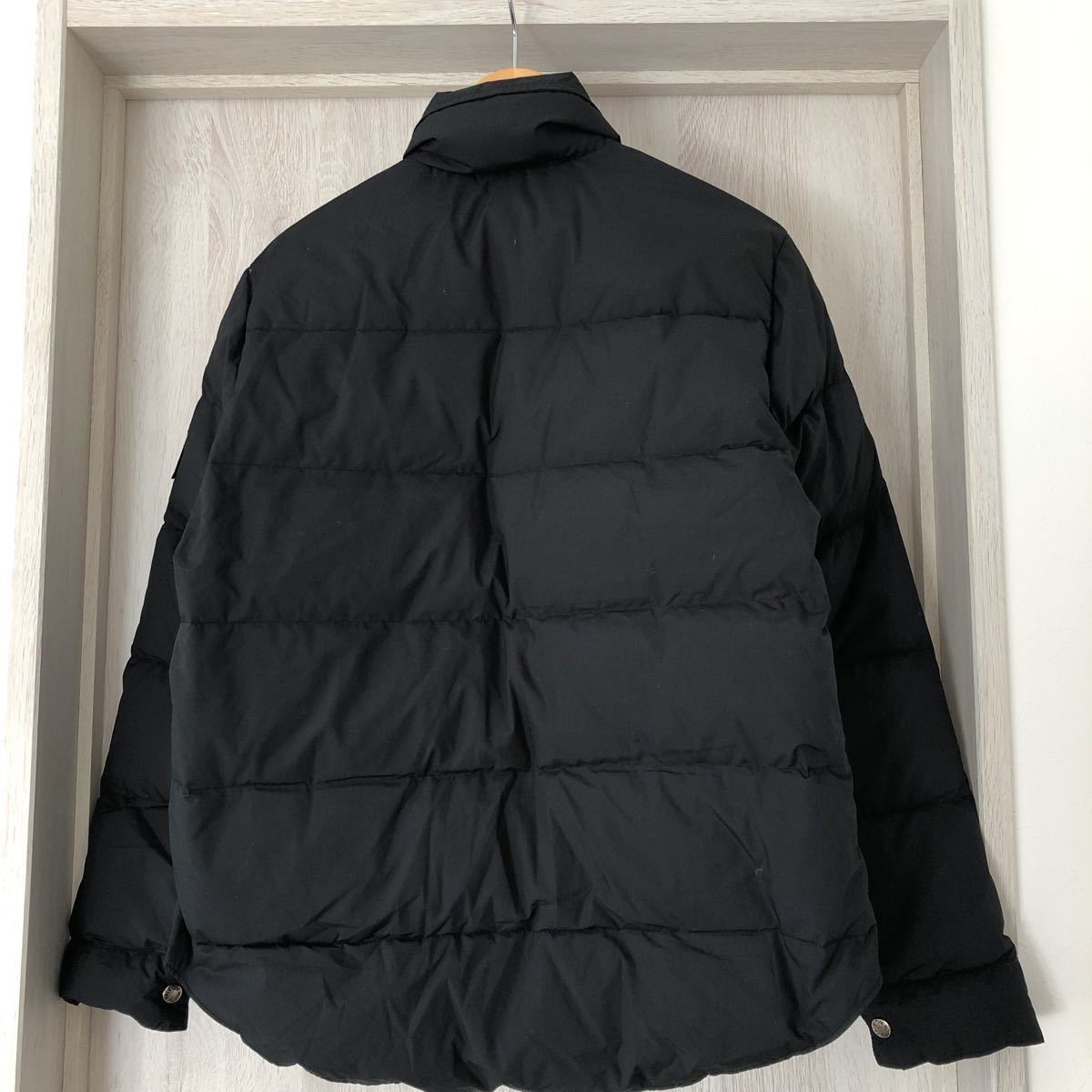 (k) THE NORTH FACE ノースフェイス パープルレーベル アローズ別注 サイズM 黒ロゴ ブラック ジャケット ダウン 65/35 光電子_画像2