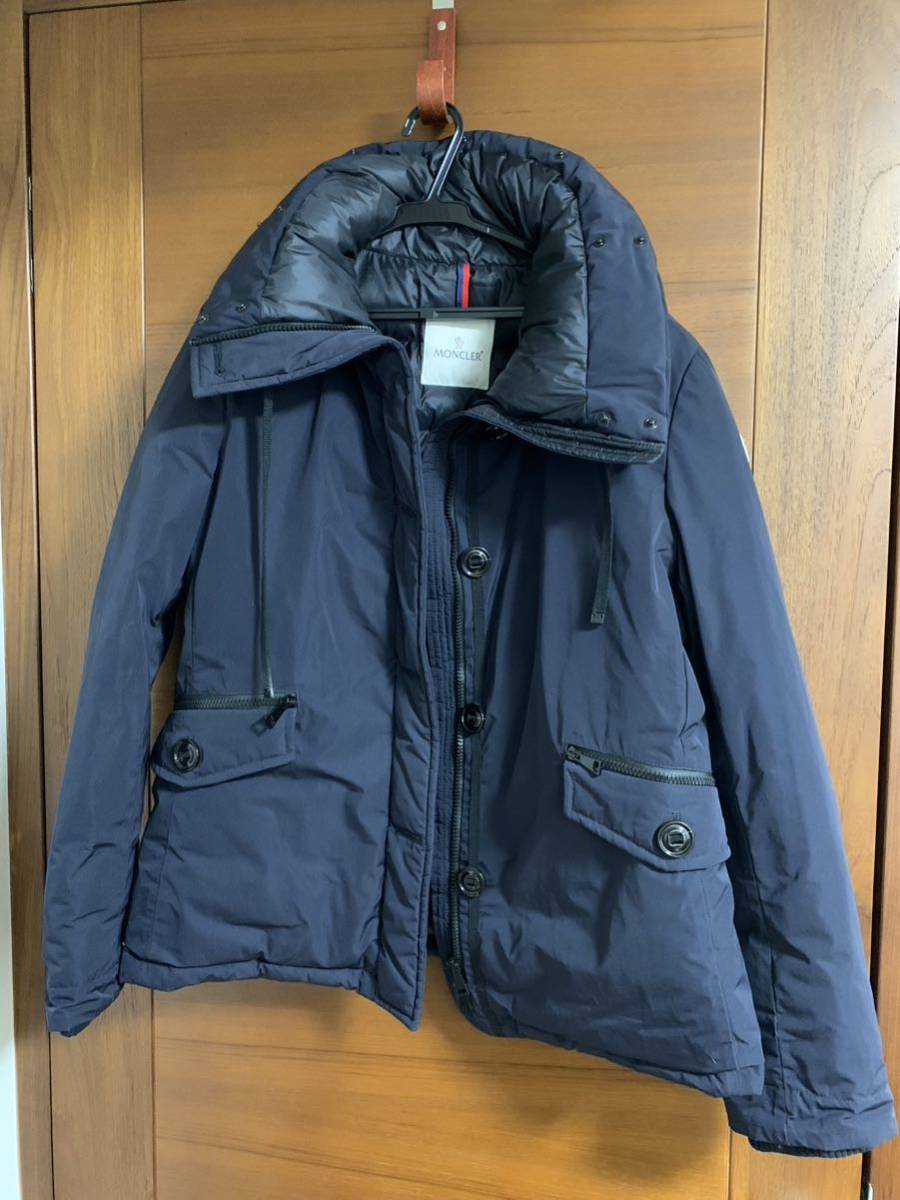 モンクレール　malus ネイビー　4 美品　moncler ファー_画像10