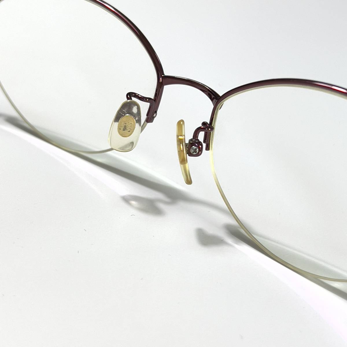 GIVENCHY ジバンシー ハーフリム ナイロール メガネ 眼鏡 GIVENCHY ジバンシー ハーフリム ナイロール メガネ 眼鏡