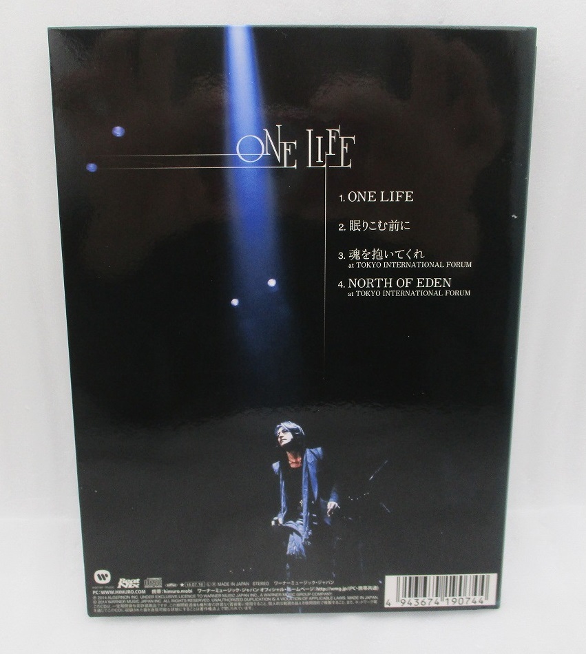 氷室京介 CD ONE LIFE 25th Anniversary Special Edition 検索:HIMURO KYOSUKE BOOWY ワンライフ WPCL-11957 ワーナーミュージックの画像2