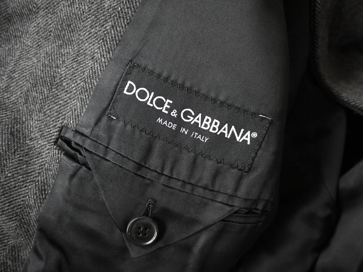 1/1(月)終了 正規品 最高級 ドルチェ＆ガッバーナ Dolce & Gabbana MARTINI line チェスターコート ライダースブルゾン ジャケット D＆G_画像9