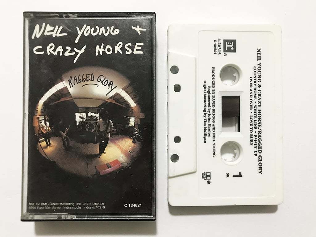 ■カセットテープ■ニール・ヤング Neil Young & Crazy Horse『Ragged Glory』傷だらけの栄光■同梱8本まで送料185円_画像1