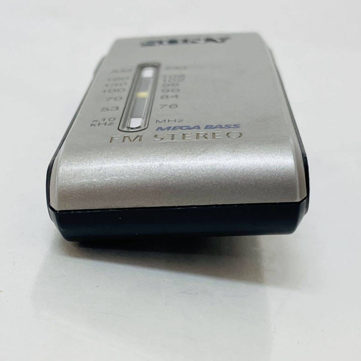 SONY　 ソニー AM/FMラジオ ポケットラジオ 小型軽量 MEGA BASS SRF-S86 本体のみ i14978 ネコポス発送_画像3