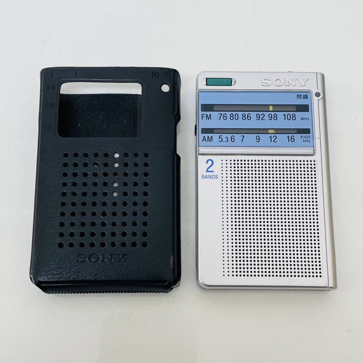 SONY 　ワイドFM対応 FM/AMポケットラジオ ICF-T46 i14992 ネコポス発送_画像1