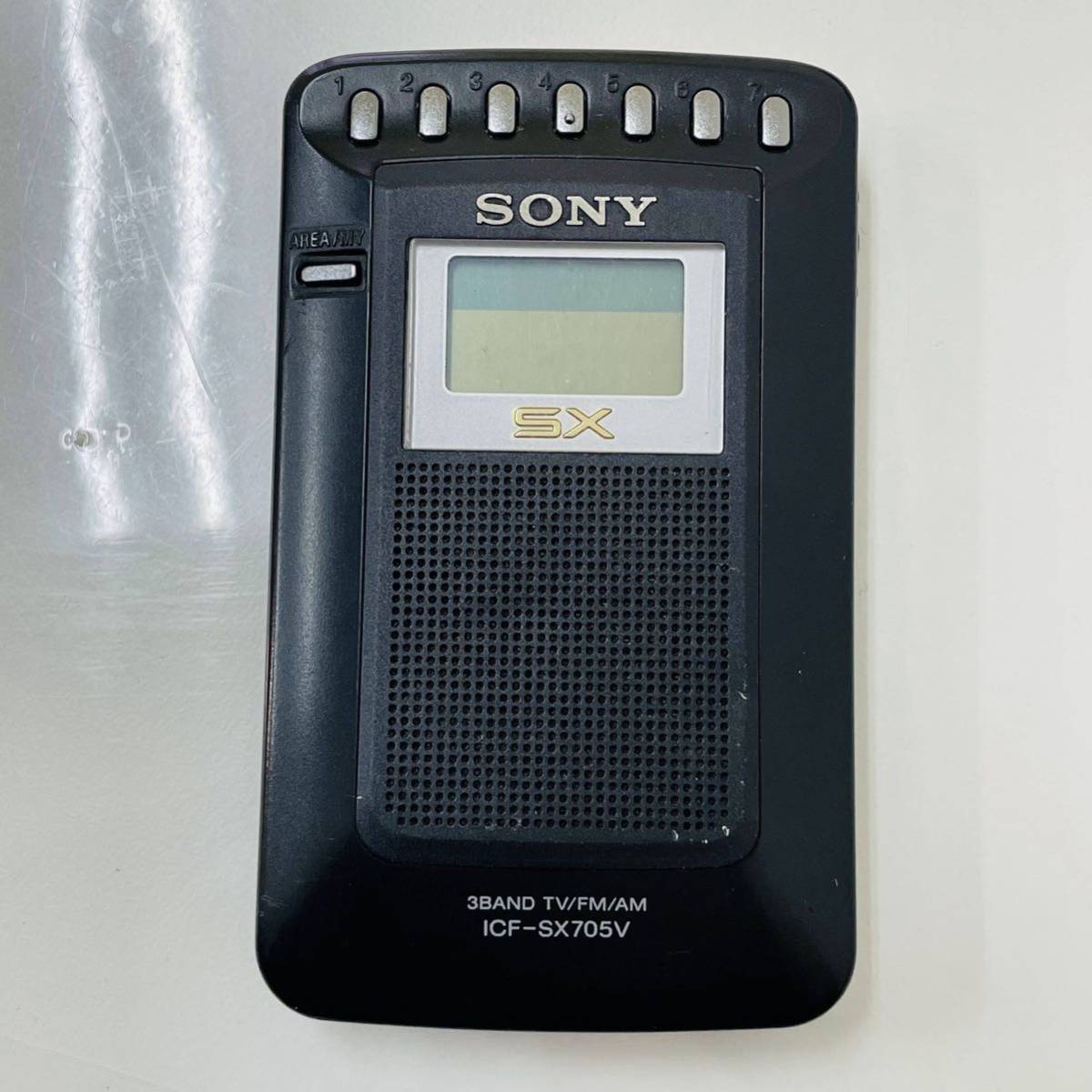 中古 　SONY ソニー ポケットラジオ ICF-SX705V i14991 ネコポス発送_画像1