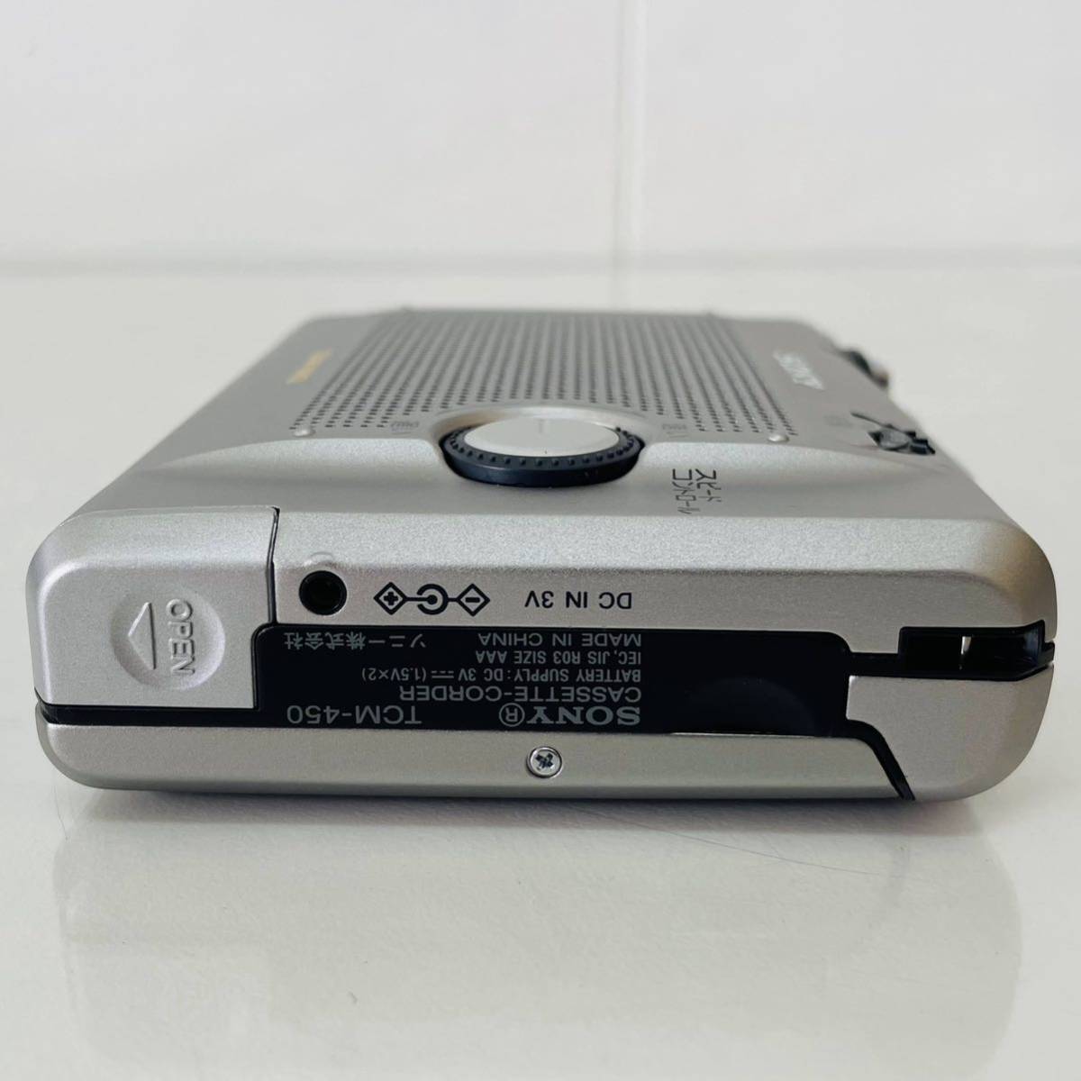 デッドストック　SONY　ソニー　カセットレコーダー　TCM-450　 i14949　 60サイズ発送 _画像6