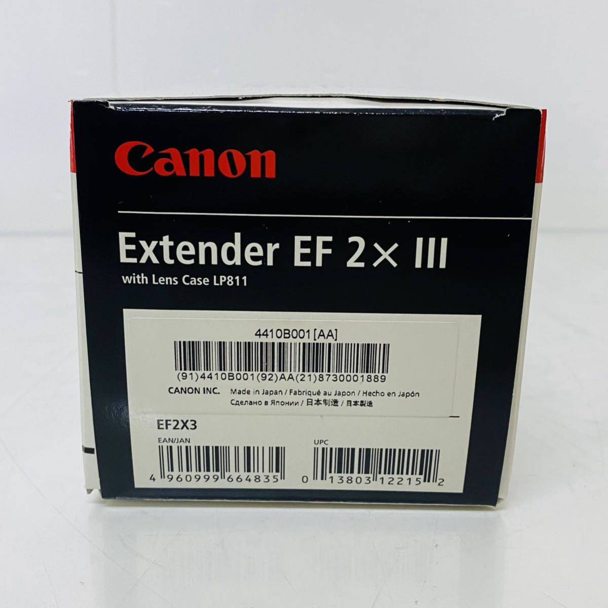 美品　Canon Extender EF 2x III 元箱あり i16226 60サイズ発送目立つ傷汚れなし_画像7