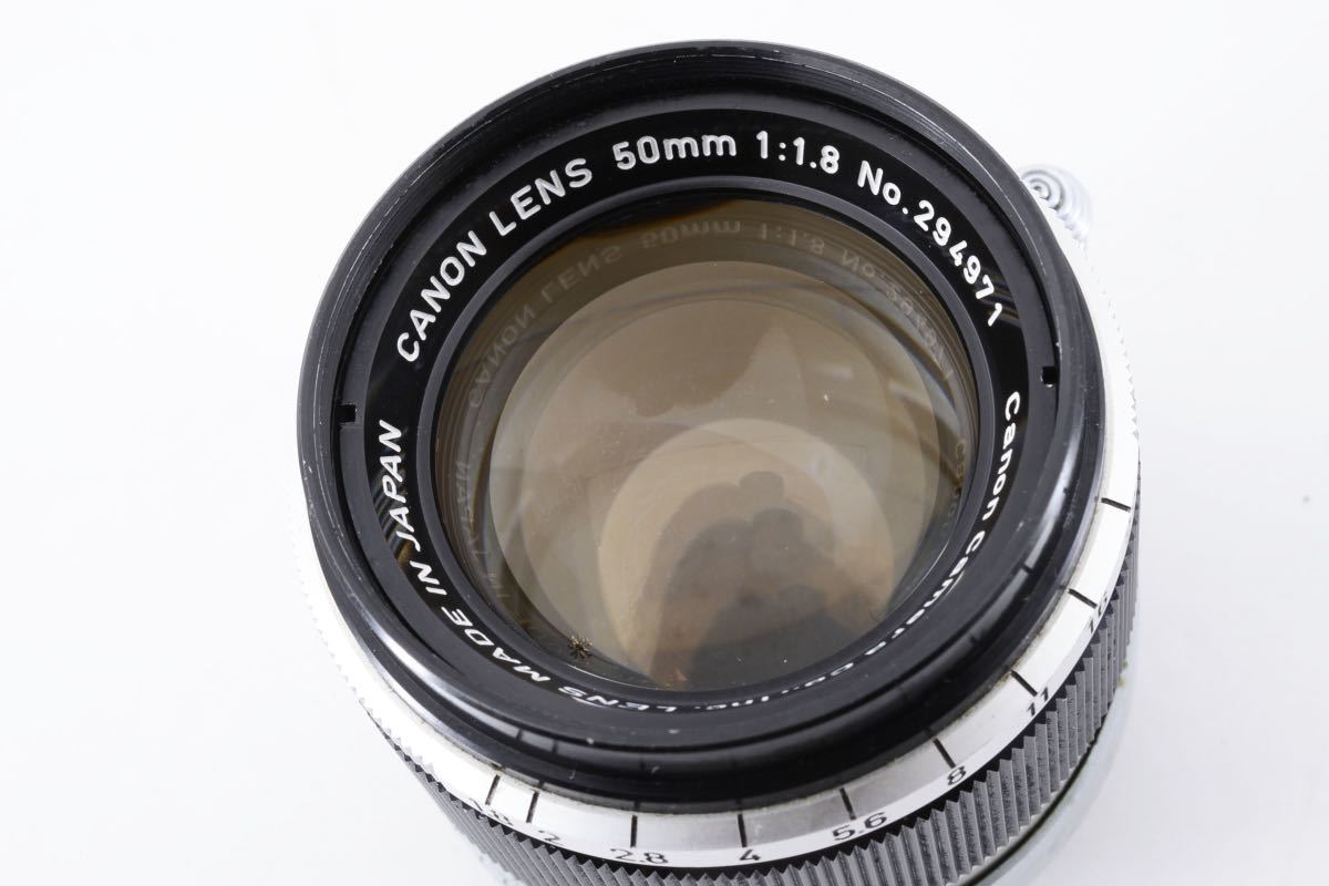 1円〜＊CANON LENS 50mm f1.8 キヤノン レンズ Canon Camera Co., Inc. Leica ライカ Lマウントの画像10