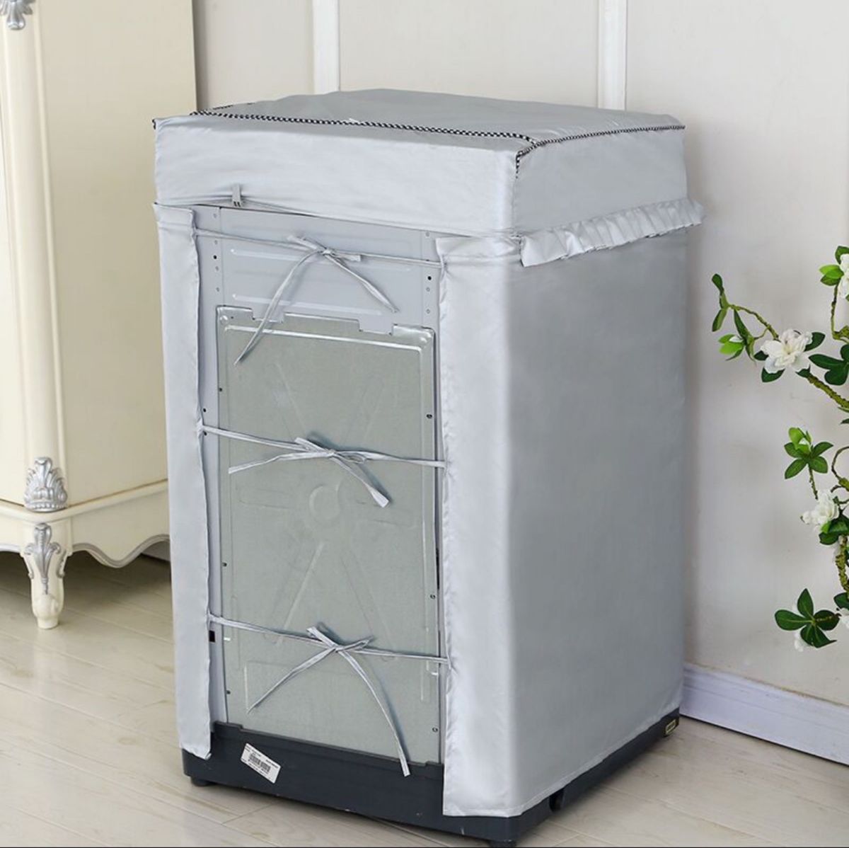 L 洗濯機 カバー 防水 日焼け防止 全自動式 丈夫 屋外 防湿