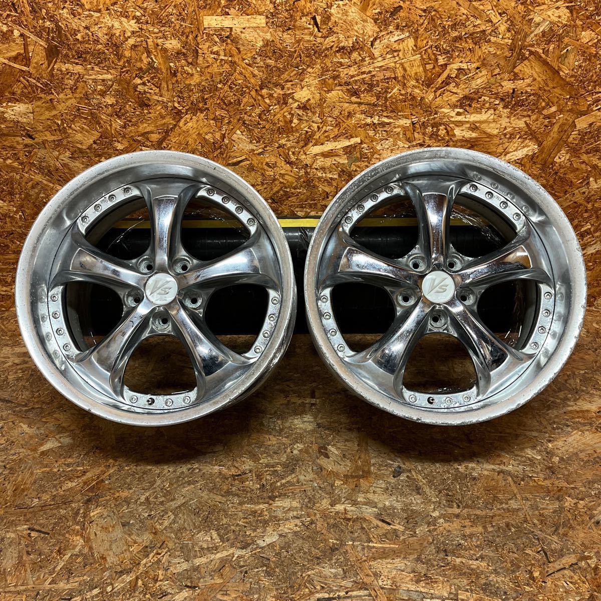 希少☆WORK☆深リム☆VS-KF☆18×8.5J+26☆114.3/5穴☆走り屋　ドリフト　セダン　ネオクラ　リバレル　JDM_画像1