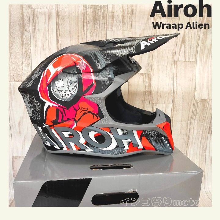 オフロードヘルメット【送料込】【新品未使用 XLサイズ】アイロー Airoh モトクロスヘルメットの画像2