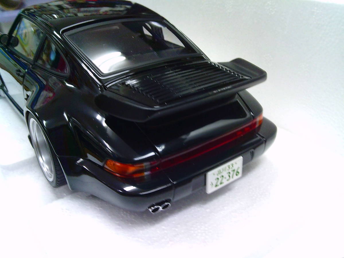 yv112【ミニカー/AUTOaｒｔ】1/18「ポルシェ911（930）ターボ」湾岸ミッドナイトブラックバード/30thANNIVERSARY_画像4