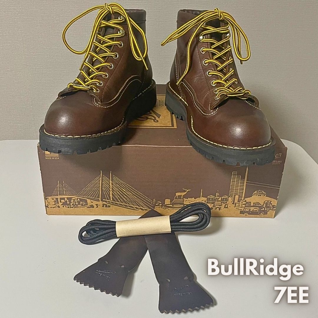 廃番モデル Danner ブルリッジBullRidge 希少カラーブラウン US7＝JPN25.0㎝ ゴアテックス搭載 ダナーライト ダナーフィールド_画像1