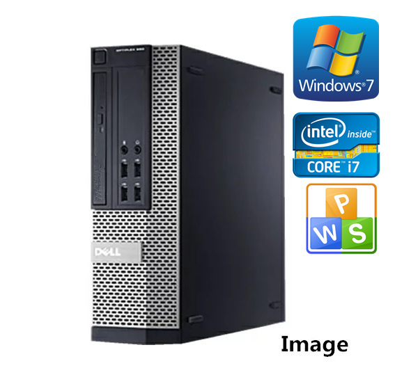中古パソコン デスクトップ Windows 7Pro Office付 DELL Optiplex 9010 OR 7010 爆速Core i7 第3世代3770 3.4GHz メモリ4G HD500GB