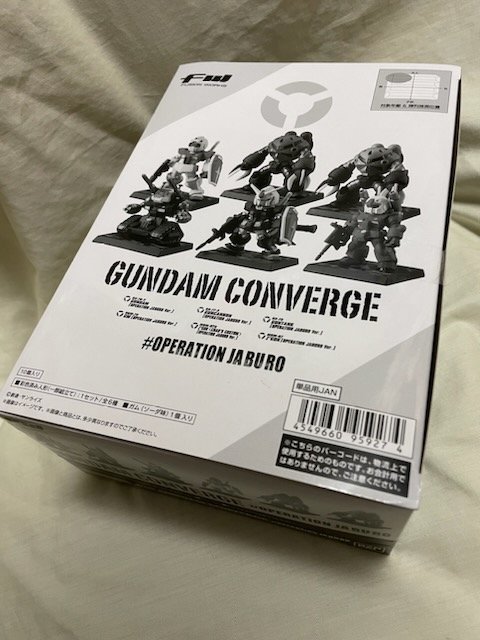 ◎ FW GUNDAM CONVERGE ガンダム コンバージ OPERATION JABURO オペレーションジャブロー BOX 10個入り フィギュア