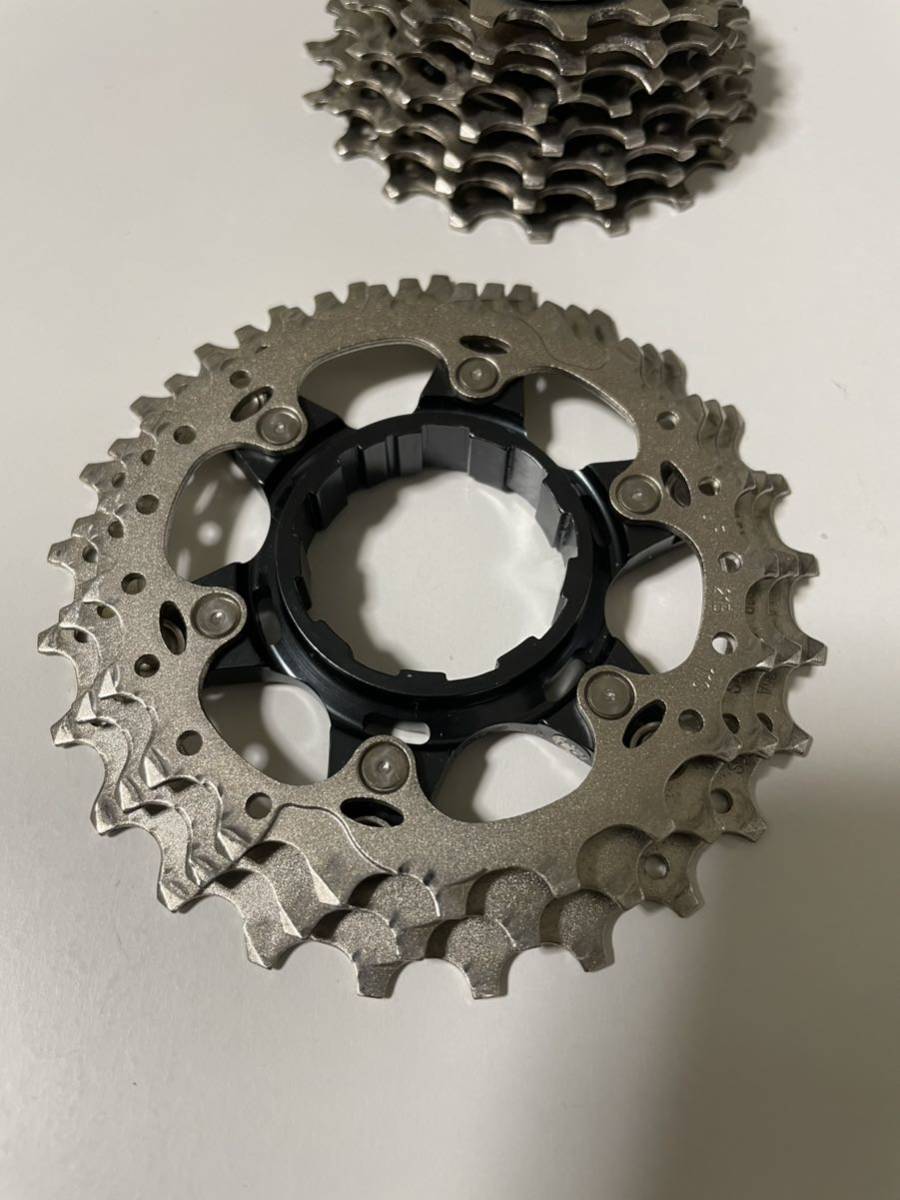 シマノ ULTEGRA スプロケット DURA-ACE 前後ディレーラー 左右シフターセット　9100_画像10