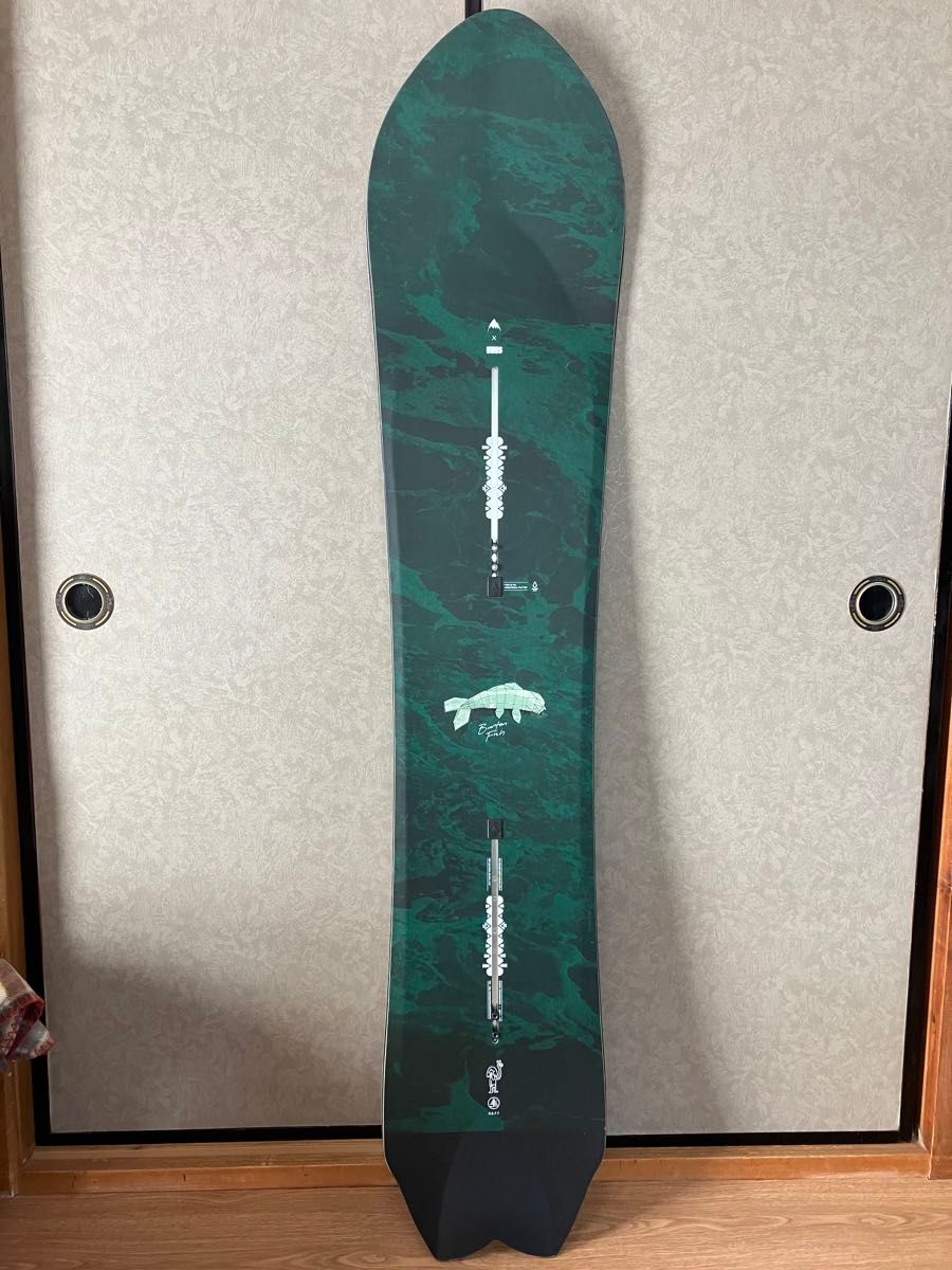 美品】バートン BURTON fish 3D 156cm パウダーボード 美品】バートン BURTON fish 3D 156cm パウダーボード