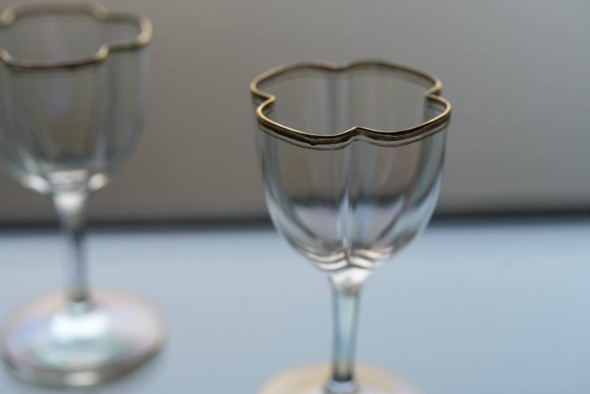 ロブマイヤー Lobmeyr Quatrefoil Liqueur Sherry Glass 一客/ 19-20th.C・Austria / 古道具 アンティーク 硝子 ワイン グラス クリスタル_画像3