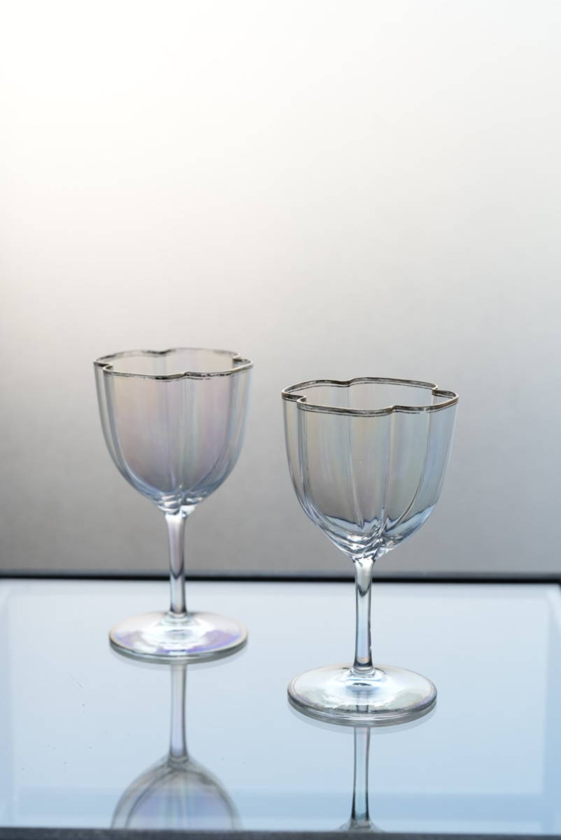 ロブマイヤー Lobmeyr Quatrefoil Wine Glass_M 一客/ 19-20th.C・Austria / 古道具 アンティーク 硝子 ワイン グラス クリスタルル