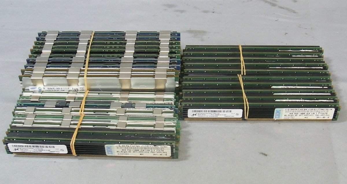 B37741 O-12006 PC3-10600R DDR3 ECC Registeredメモリー 8GB 28枚セット ジャンク_画像1