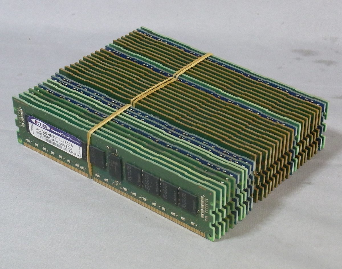 B37742 O-12007 PC3-12800R DDR3 ECC Registeredメモリー 8GB 30枚セット ジャンク_画像1