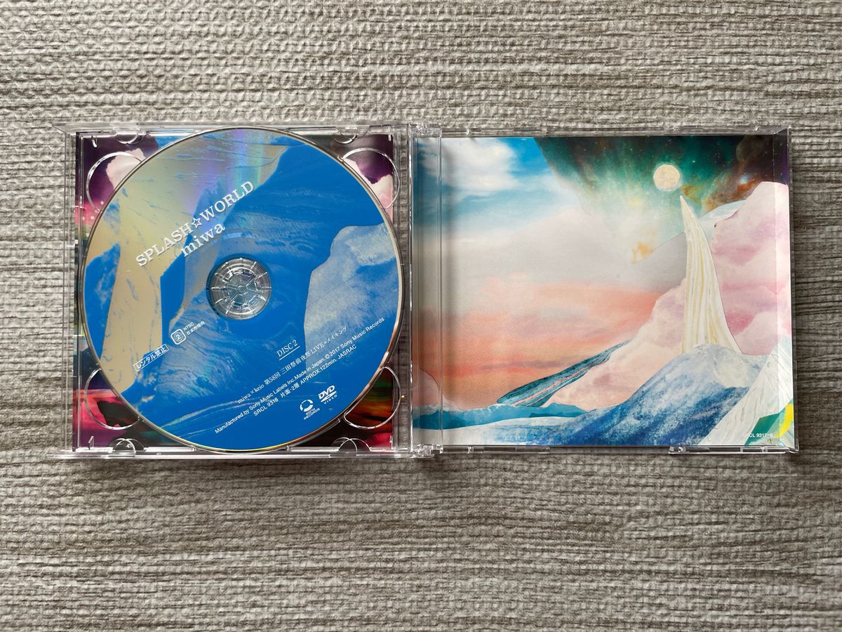 miwa SPLASH☆WORLD初回生産限定盤　DVD付き