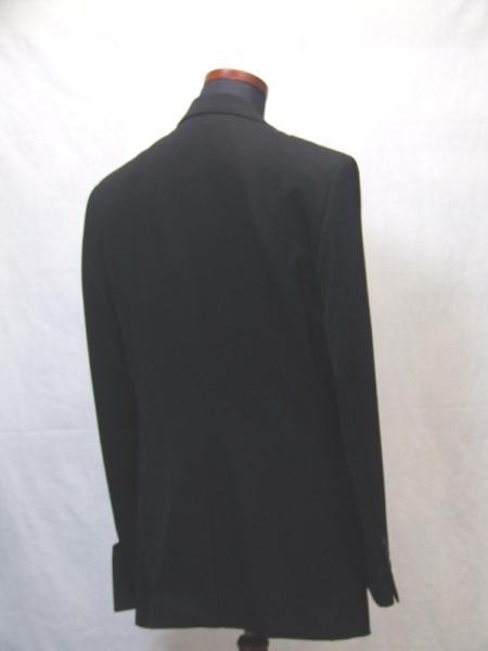 【J.black】シングル スタイリッシュ礼服・ノータック ・ウルトラブラック・Ａ7（胸囲96・ウエスト84・身長180）_画像2