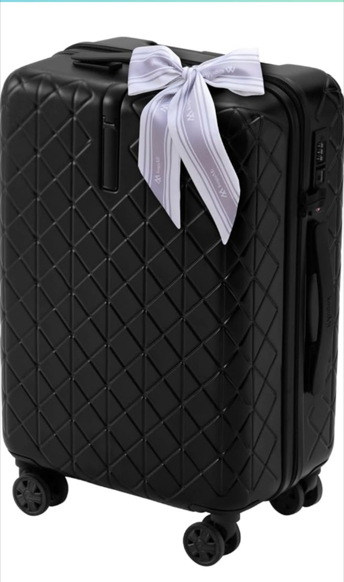 スーツケース 大容量41L 超軽量 日本企業 キャリーケース 機内持ち込み Sサイズ TSA008ロック HINOMOTO 可愛い　リボン　レディース　機内
