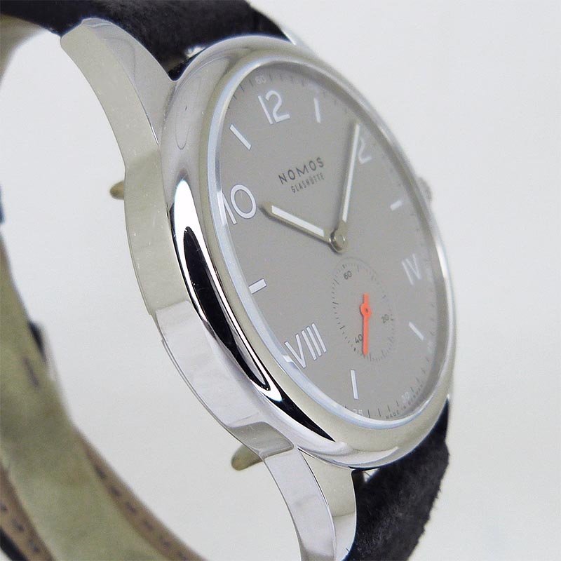  б/у прекрасный товар Nomos [NOMOS] CL1A1AG138CP Club campus 38 absolute серый ручной завод 