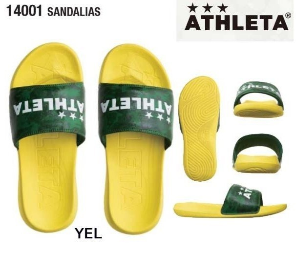 [ new goods special price! regular price 3520 jpy .25%OFF!]a attrition taATHLETA sandals 14001 yellow / size O(27~28 centimeter )