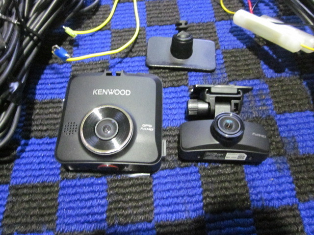 ケンウッド 駐車監視録画　前後2カメラドライブレコーダー DRV-MR575C ヒューズ電源　SDカード付き　GPS　ドラレコ_画像2