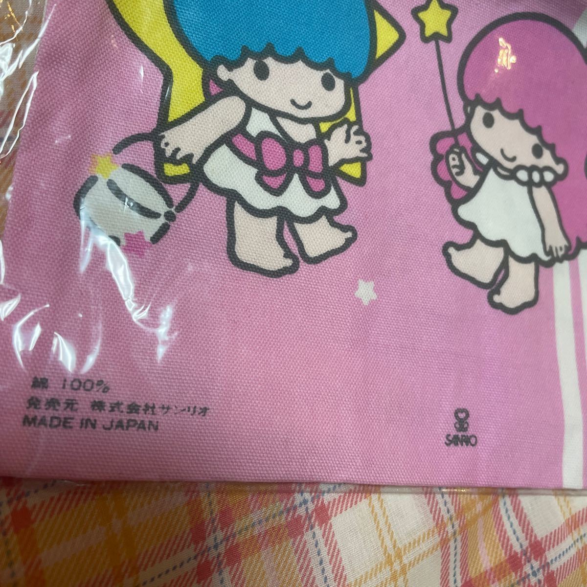 リトルツインスターズ キキララ 巾着 1989年製 サンリオ Sanrio リトルツインスターズ キキララ 巾着 1989年製 サンリオ Sanrio