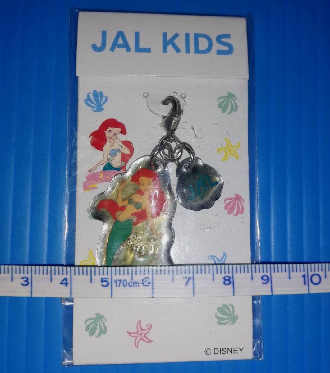 ☆JAL KIDS☆Disney☆LITTLE MERMAID☆Arie☆日本航空☆リトルマーメイド☆アリエル☆ファスナーアクセサリー☆ディズニー_画像3