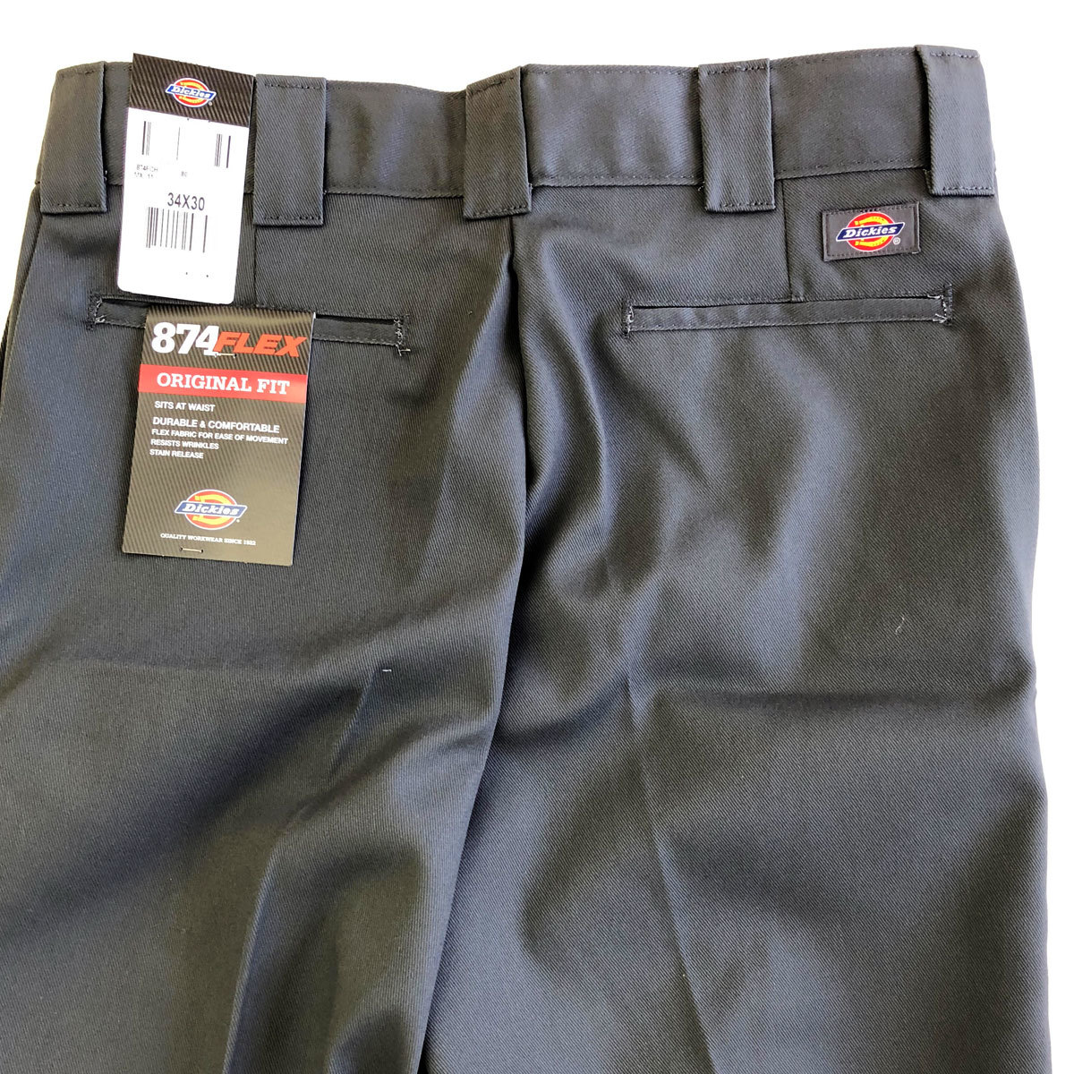 DICKIES ディッキーズ 874 FLEX フレックスワークパンツ　チャコールグレー　W36　WORK PANTS 日本未展開_画像5