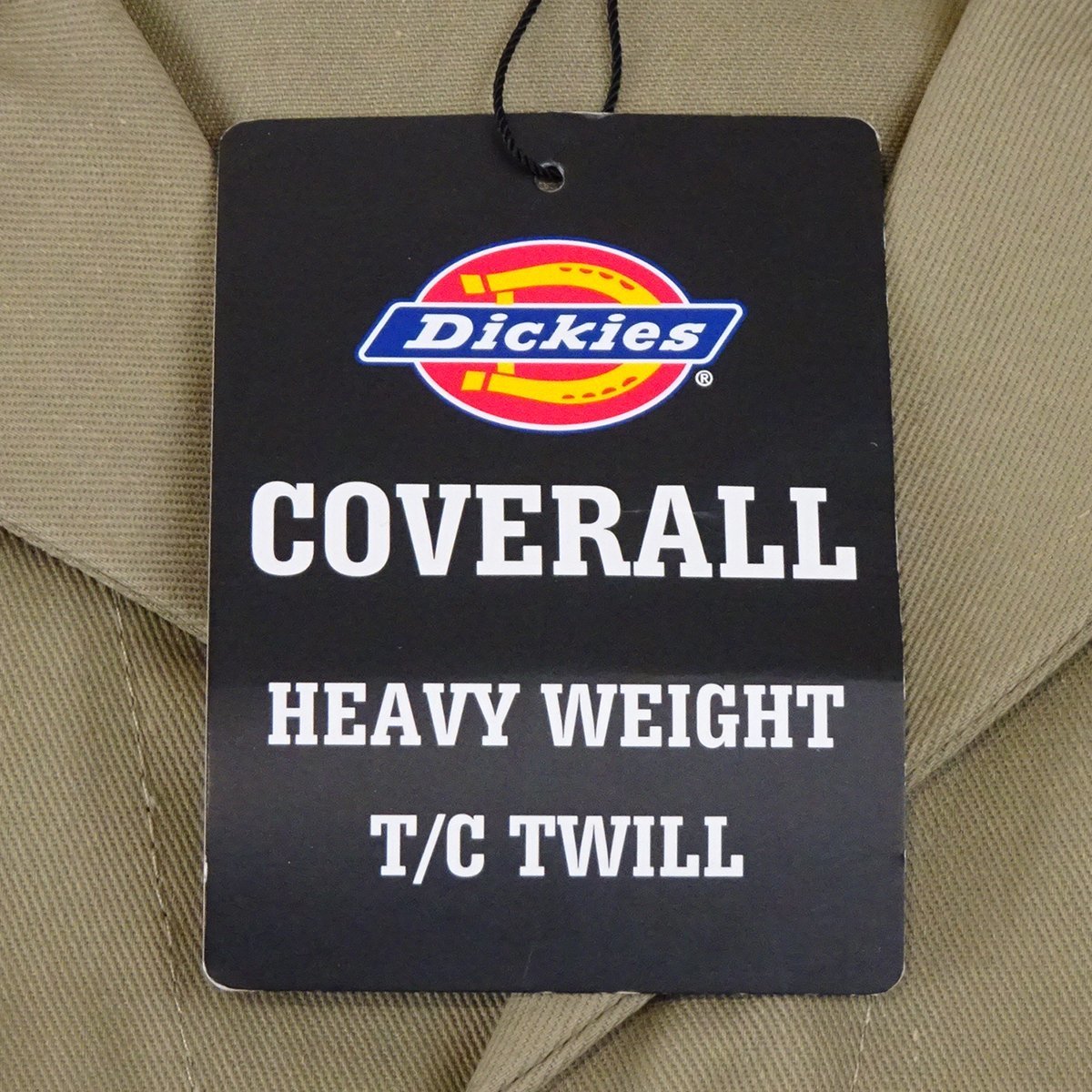 ★C2097 新品 ディッキーズ 長袖 オールインワン つなぎ 作業着 35722 ベージュ Sサイズ Dickies メンズ レディース★_画像2