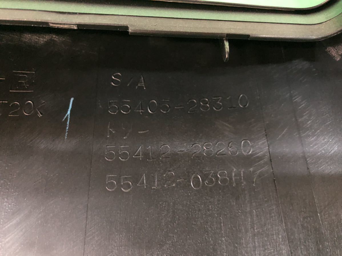 KL022 中古 エスティマ MCR40W 平成12年11月 純正 センターパネル オーディオパネル 55405-28310 エアコン吹き出し口 木目調 動作保証の画像9